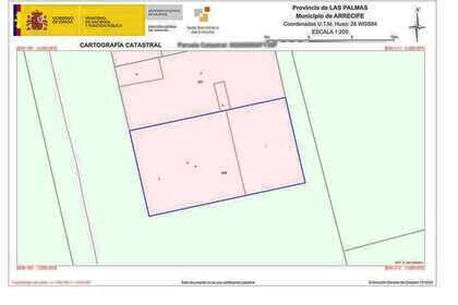 Plano venda em Argana Alta, Arrecife, Lanzarote. 